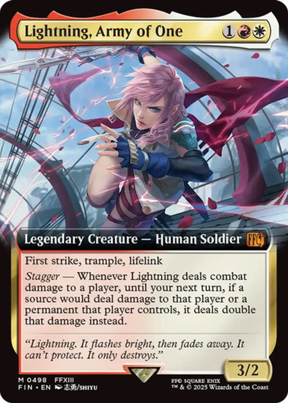 Lightning, Army of One (#498) (Extended Art)